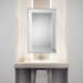Frameless Beveled Mirror - Silver