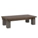 Dallas - Solid Wood Rectangle Coffee Table - Brown