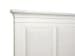 Kingston - Complete Queen Panel Bed With Upholstered Headboard - Whisper White And Cerused Nutmeg