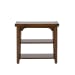 Aspen Skies - Chair Side Table - Dark Brown
