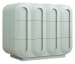 Commerce And Market - Groove Three-Drawer Chest - Light Blue