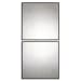 Matty - Antiqued Square Mirrors (Set of 2) - Black