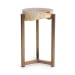 Alliza - Round Large Accent Table - Sepia Vein