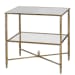 Henzler - Mirrored Glass Lamp Table - Gold