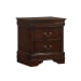 Louis Philippe - 2-Drawer Nightstand - Cherry