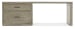 Linville Falls - 84" Desk With Lateral File - Gray