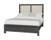 Custom Express - King Upholstered Panel - Linen / Graphite
