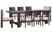 Tauren - Trestle Dining Table With 6 Side Chairs And 2 Upholstered Side Chairs - Coffee Bean / Beige