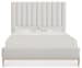 Cascade - Queen Upholstered Bed - White