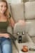 McPherson - 6 Piece Reclining Sectional With 3 Lay-Flat Reclining Seats And Storage Console - Buff