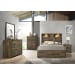 Bailey - Twin Panel 3 Piece Bedroom Set With Bluetooth - Walnut