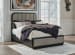 Rowanbeck - Queen Upholstered Panel Bed - Gray / Black