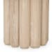 Tiber - 55" Round Dining Table - Cream Washed