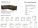 Couture Leather - Tyler Leather Sectional - Dark Brown