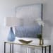 Outside The Window - Hand Painted Art - Dark Gray