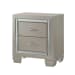Platinum - Youth Twin Platform 4 Piece Bedroom Set - Сhampagne