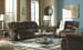 Clonmel - Chocolate - 3 Pc. - Reclining Sofa, Loveseat, Recliner