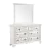 Calloway - Queen Panel 6 Piece Bedroom Set - White