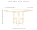 Ralene - Medium Brown - Rectangular Dining Room Counter Extension Table