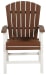 Genesis - Brown / White - Arm Chair (Set of 2)