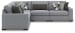 Bealton - Salt and Pepper - 5-Piece Sectional