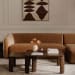 Amada - Framed Painting - Beige
