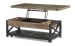 Carpenter - Rectangular Lift-Top Coffee Table with Casters - Light Finish