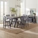 Lawson - 7 Piece Gathering Table Set - Gray