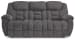Foreside - Charcoal - 3 Pc. - Reclining Sofa, Reclining Loveseat With Console, Rocker Recliner
