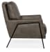 CC - Amette Metal Frame Club Chair - Dark Brown