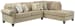 Dovemont - Putty - Right Arm Facing Corner Chaise 2 Pc Sectional
