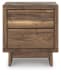 Chirason - Brown - Two Drawer Night Stand