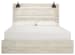Cambeck - King Panel Bed With 4 Storage Drawers - Whitewash