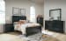 Lanolee - 5 Pc. - Dresser, Mirror, Full Panel Bed - Black