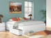Onita - King Platform Bed With 2 Side Storage - White