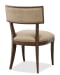 Cashiers - Klismos Fabric Chair (Set of 2) - Chestnut / Willarae Cashew