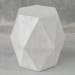 Volker - White Geometric Accent Table