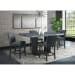 Valentino - Complete Counter Marble Table - Gray