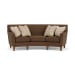 Digby - Fabric Conversation Sofa - Dark Brown