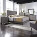 Modern Farmhouse - 5 Piece Bedroom Set (California King Platform Bed, Dresser & Mirror, Chest, Nightstand) - Gray