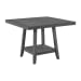 Seneca - 9 Piece Counter Height Dining Set - Table And Eight Chairs - Gray