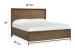 Lindon - Complete Queen Panel Bed - Belgian Wheat