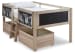 Wrenalyn - Brown / Beige - Twin Loft Bed With Underbed Storage Boxes