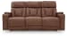 Clean-Slate - Caramel - Power Reclining Sofa / Adj Headrest