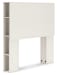 Aprilyn - White - Twin Bookcase Headboard