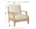 Clare - Beige - Lounge Chair W/cushion (1/cn)