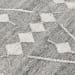 Mirage - 2.6' x 8' Indoor/Outdoor Rug - Oasis Gray Multi