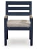 East Beach - Arm Chair With Cushion (Set of 2) - Blue