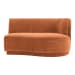 Yoon - Right Chaise - Fired Rust