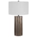 Khalio - Gun Metal Table Lamp - Dark Brown